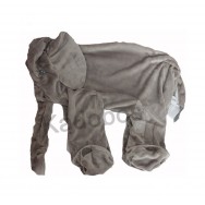 Pluche olifant dierenhoes grijs 60 cm